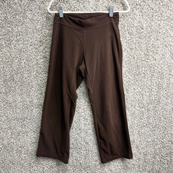 The North Face Sweatpants Women’s Small Brown Fleece TKA 100 - Picture 1 of 7